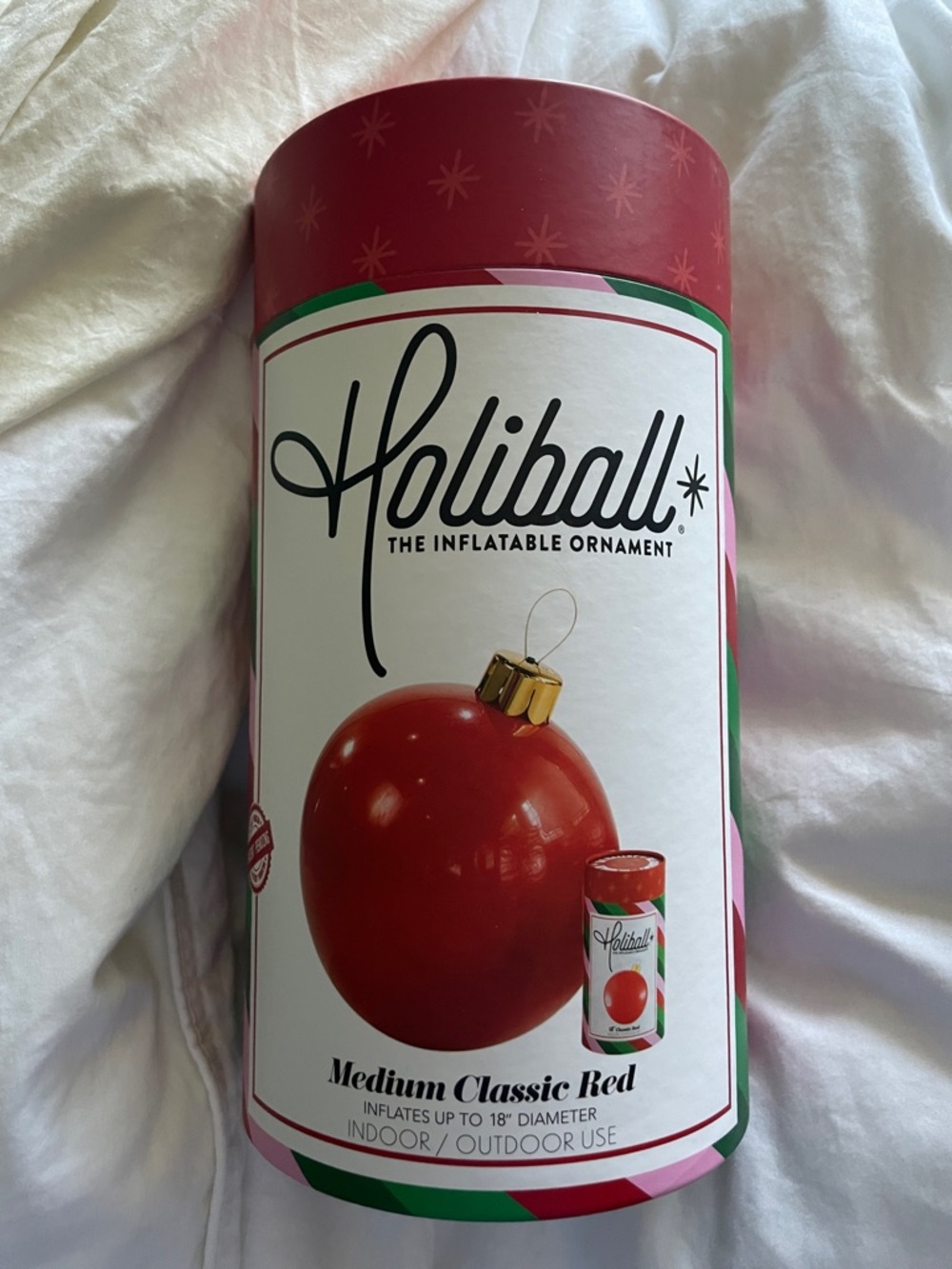 Medium Classic Red Inflatable Ornament